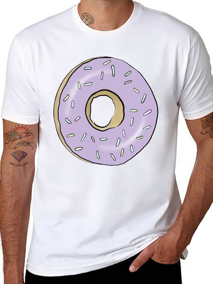 Donut Graphic Tee - Black Casual T-Shirt