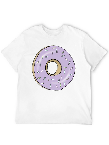 Donut Graphic Tee - Black Casual T-Shirt