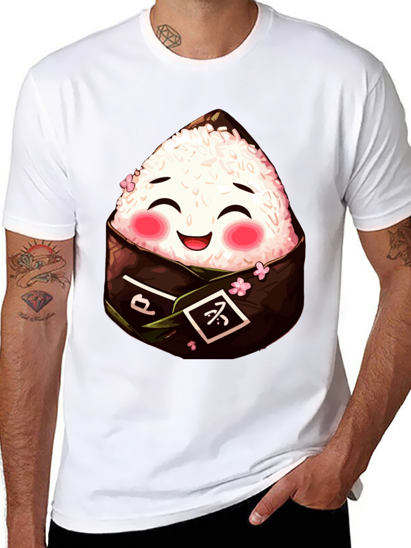 Cute Onigiri T-Shirt - Japanese Rice Ball Tee