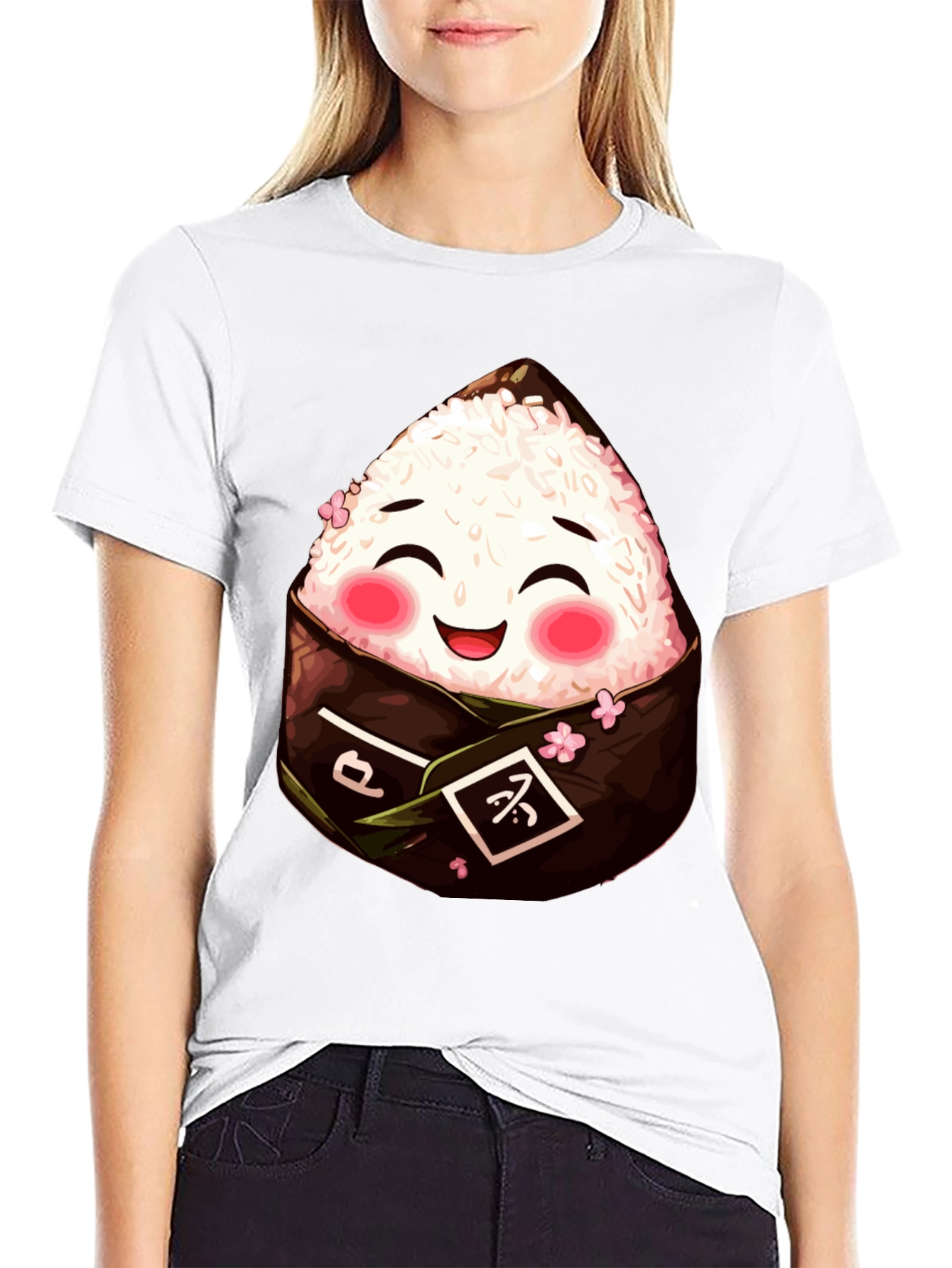 Cute Onigiri T-Shirt - Japanese Rice Ball Tee