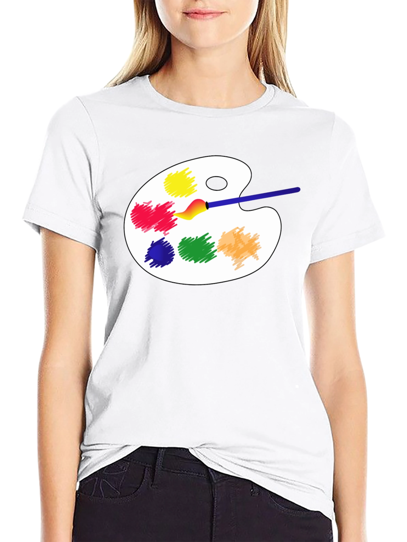 Artist Palette T-Shirt: Creative & Stylish