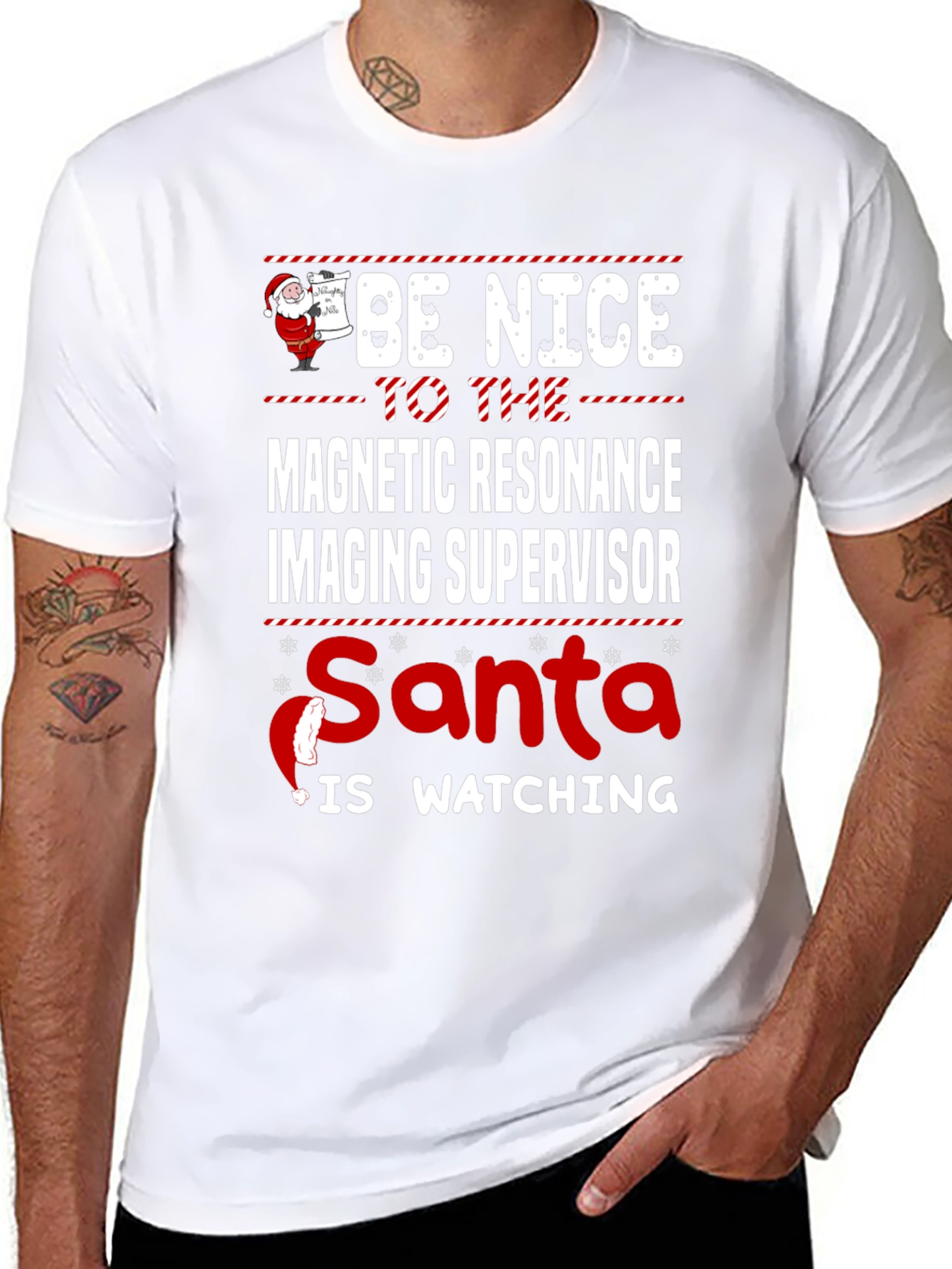 Funny MRI Supervisor Christmas T-Shirt