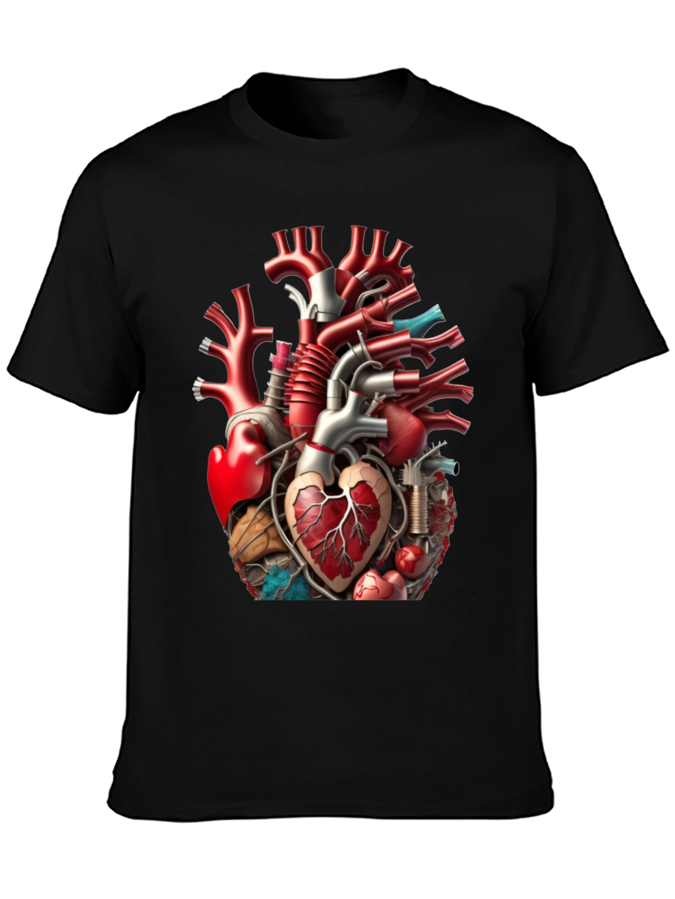 Anatomical Heart T-Shirt - Unique Graphic Tee
