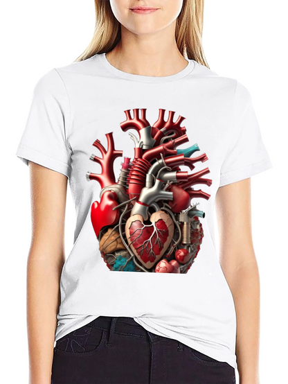 Anatomical Heart T-Shirt - Unique Graphic Tee