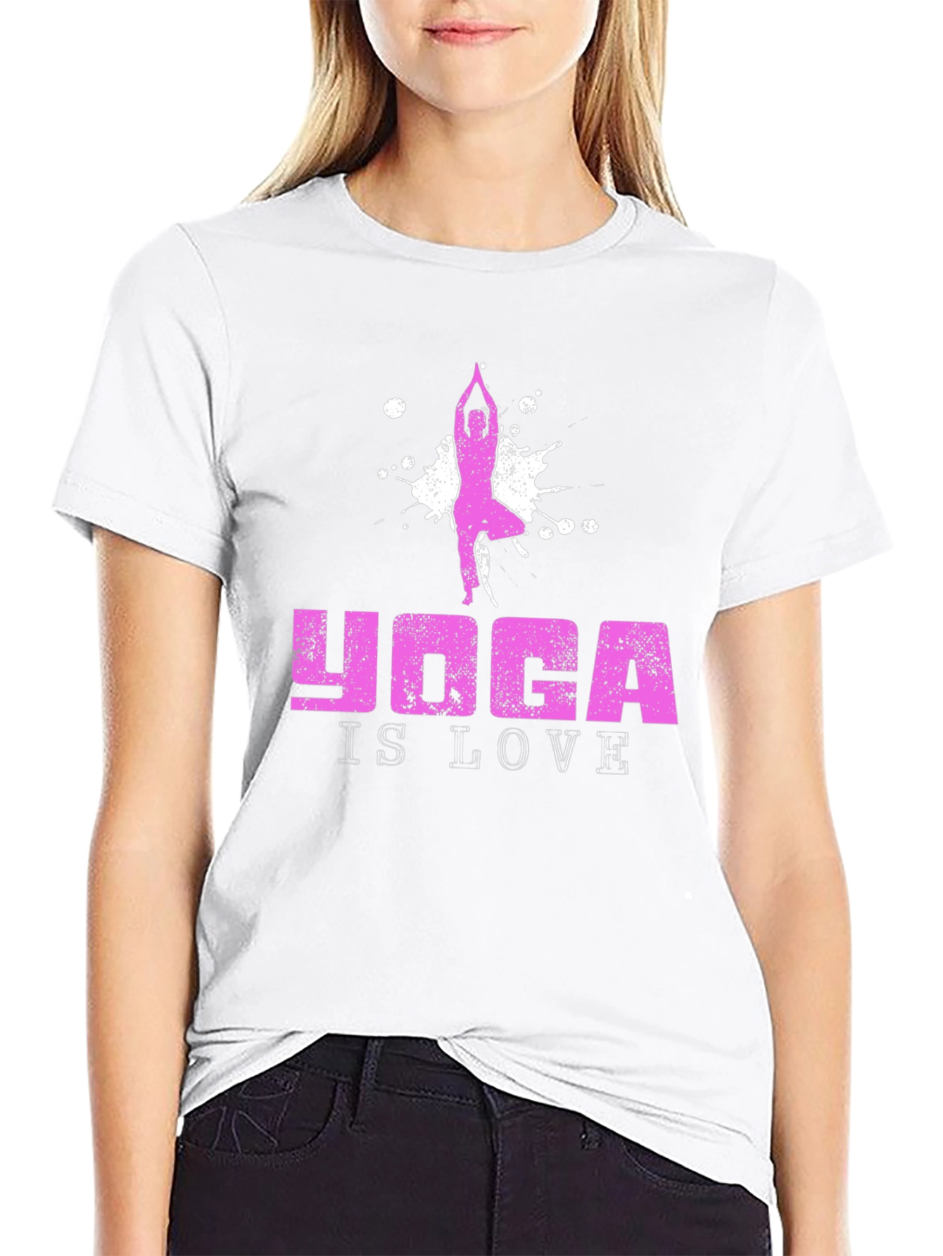 Yoga is Love Graphic T-Shirt