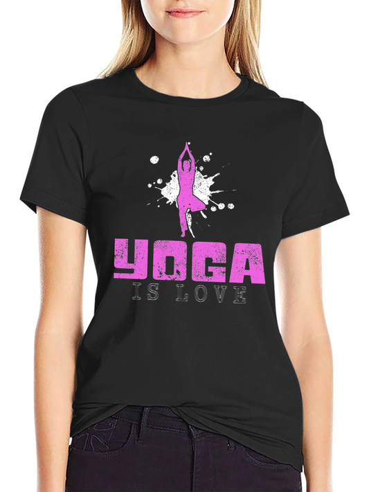 Yoga is Love Graphic T-Shirt