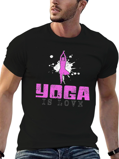 Yoga is Love Graphic T-Shirt