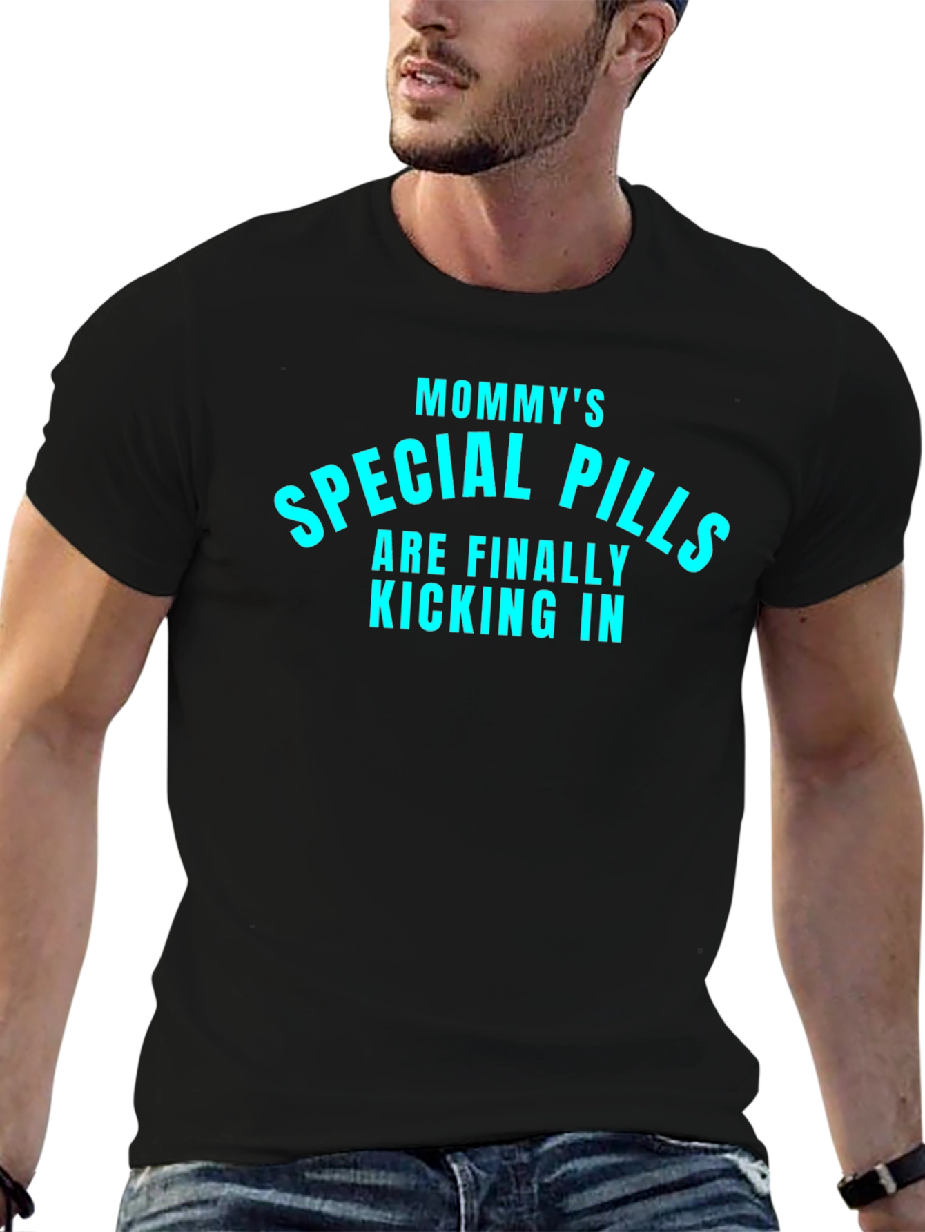 Mommys Special Pills Tee - Black