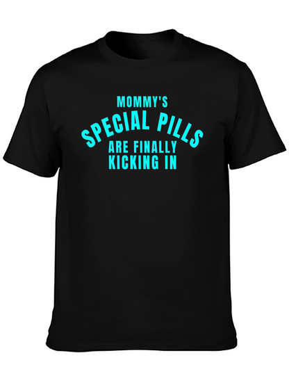 Mommys Special Pills Tee - Black