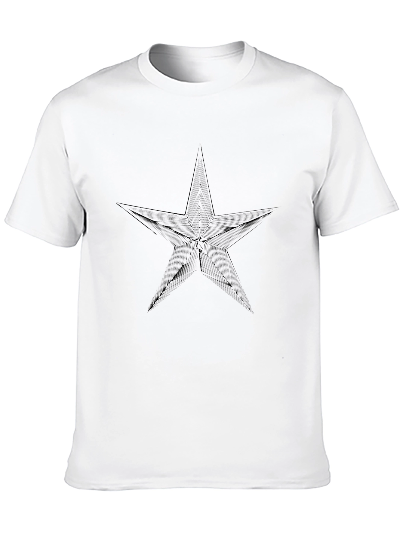 Star Graphic Black T-Shirt - Modern Style