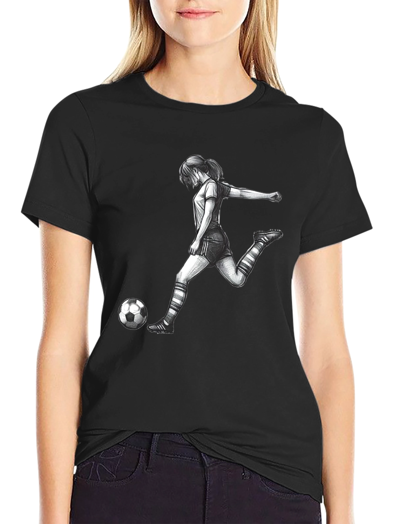 Soccer Girl Graphic Tee