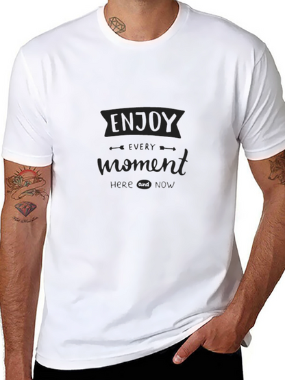 Enjoy Every Moment Black T-Shirt