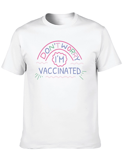 Dont Worry Im Vaccinated Black T-Shirt