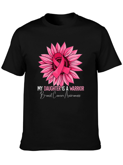 Breast Cancer Awareness Sunflower Warrior T-Shirt