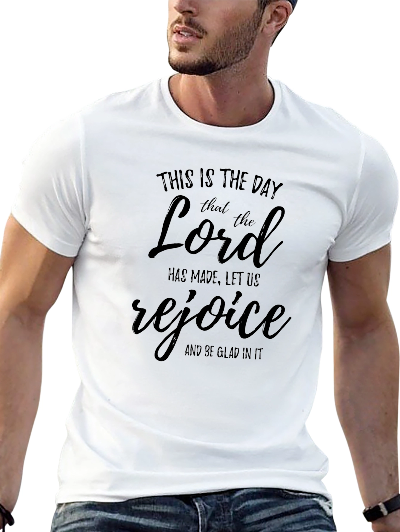 Religious T-Shirt: Rejoice in the Lord