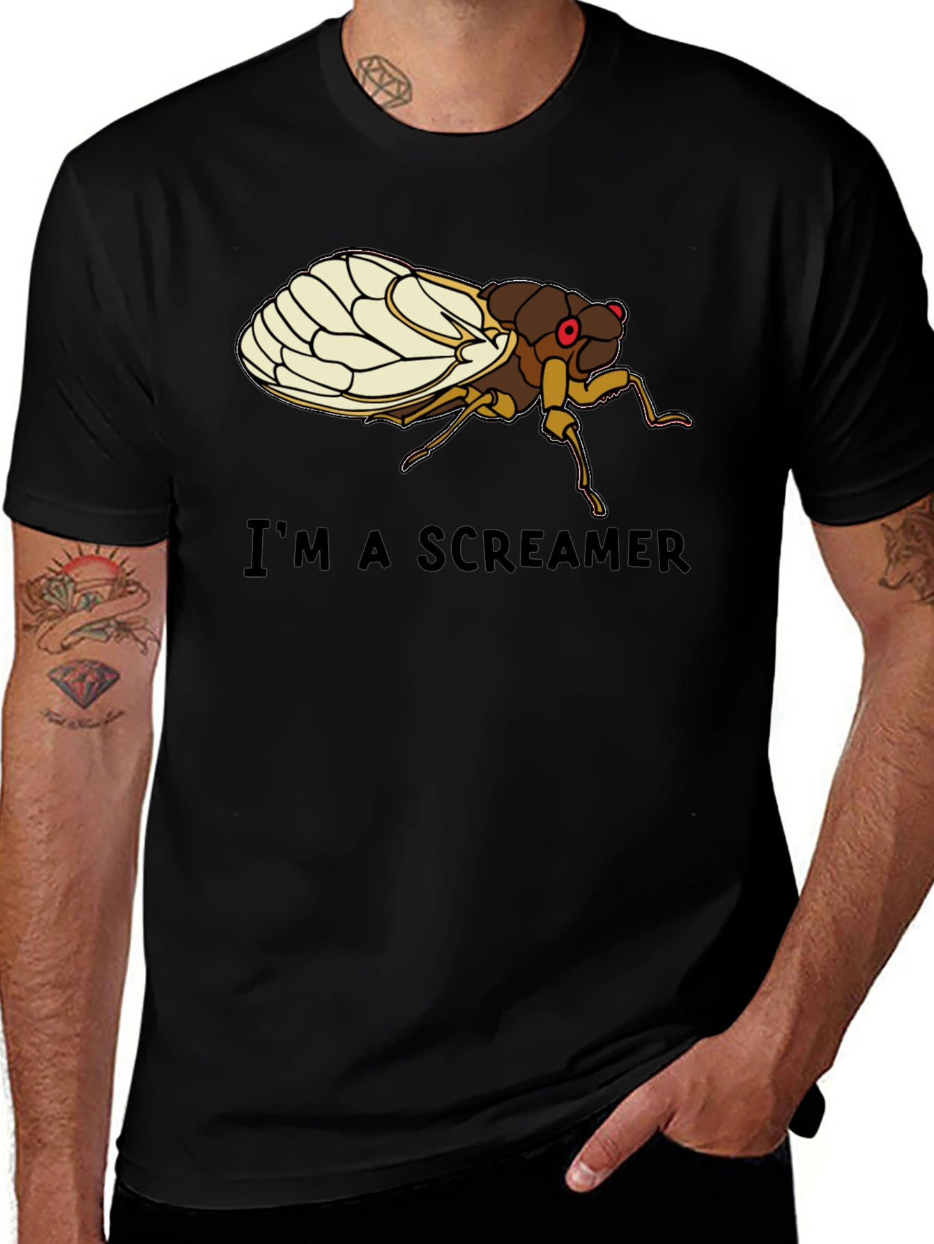 Im a Screamer Cicada T-Shirt