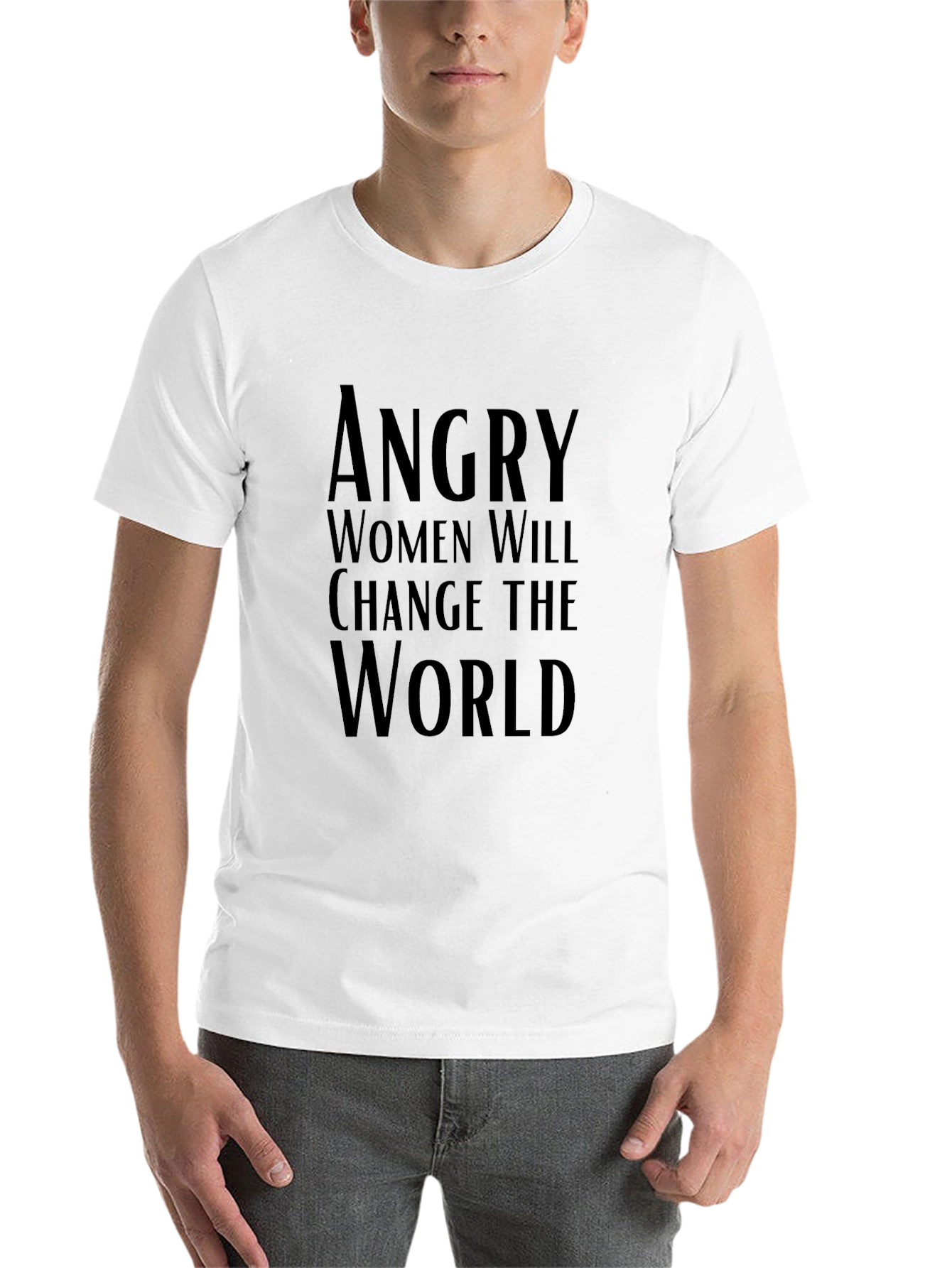 Angry Women Change World Graphic Tee