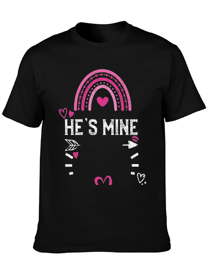 Hes Mine Valentines Day Graphic Tee