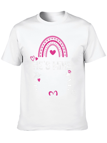 Hes Mine Valentines Day Graphic Tee