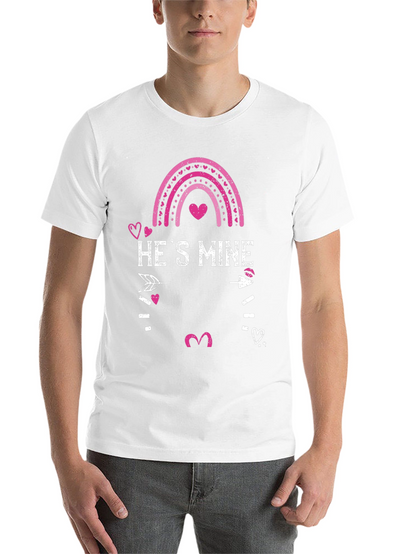 Hes Mine Valentines Day Graphic Tee