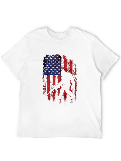 American Flag Bigfoot AR-15 T-Shirt