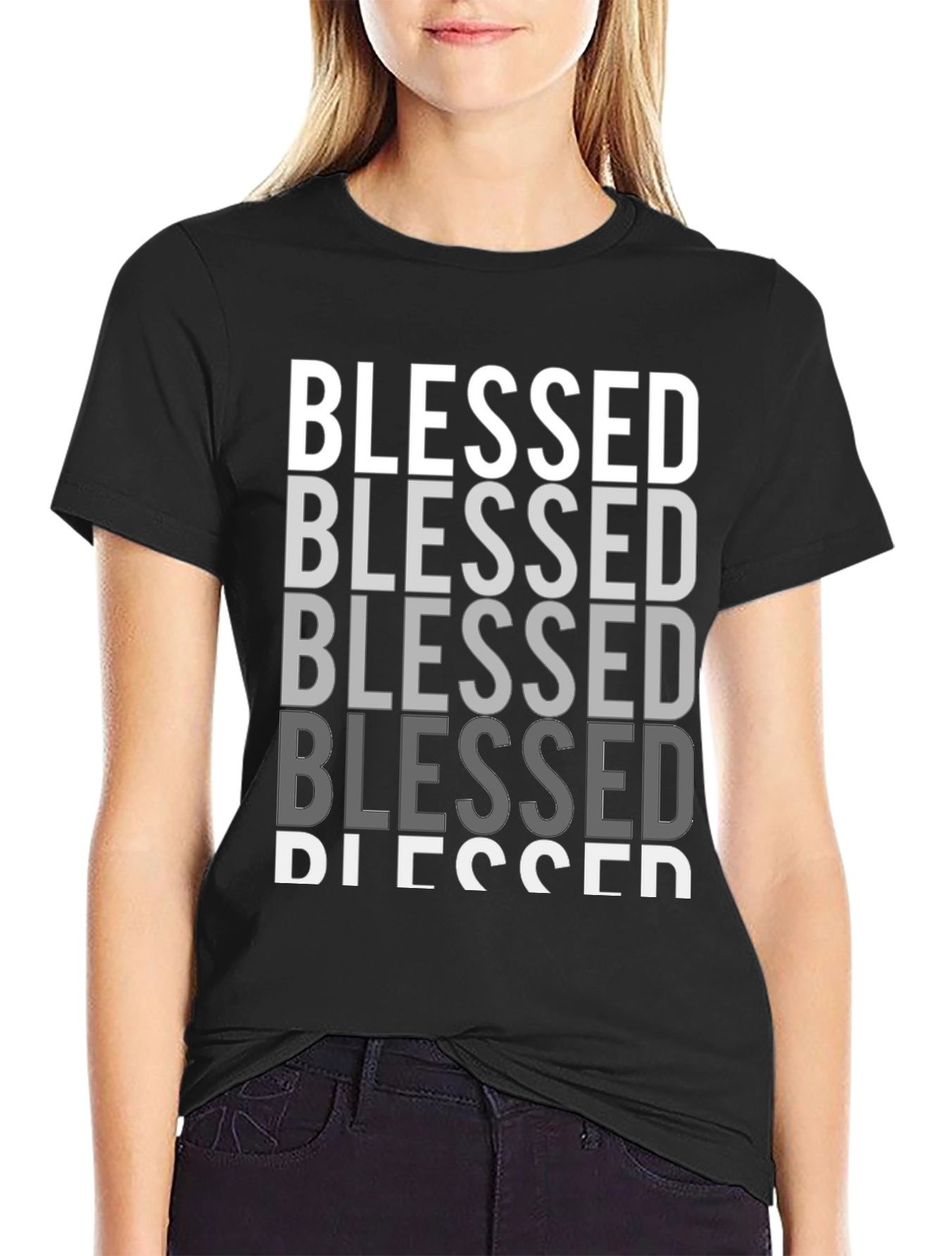 Blessed Graphic Print T-Shirt