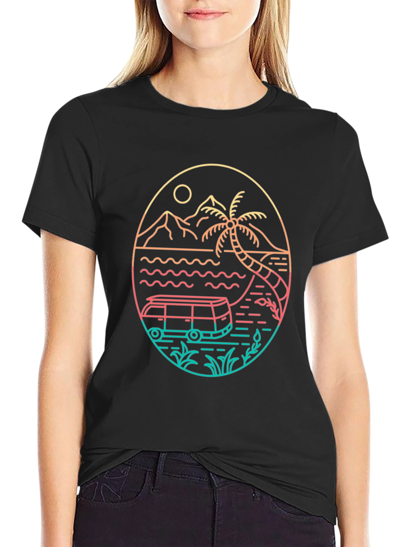 Retro Beach Van T-Shirt