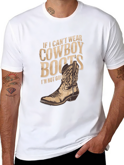 Cowboy Boots T-Shirt - Western Graphic Tee