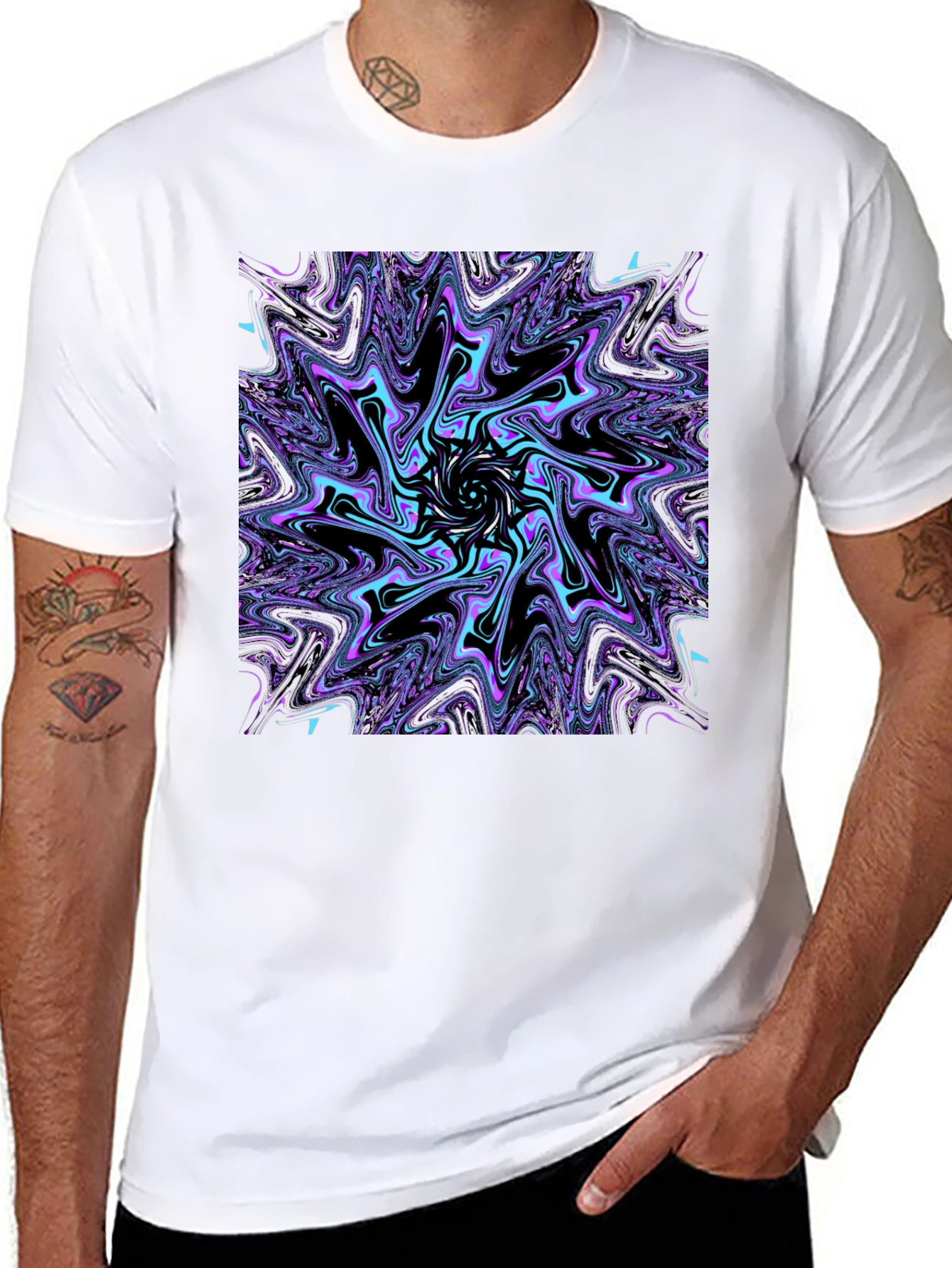 Psychedelic Swirl Graphic Tee