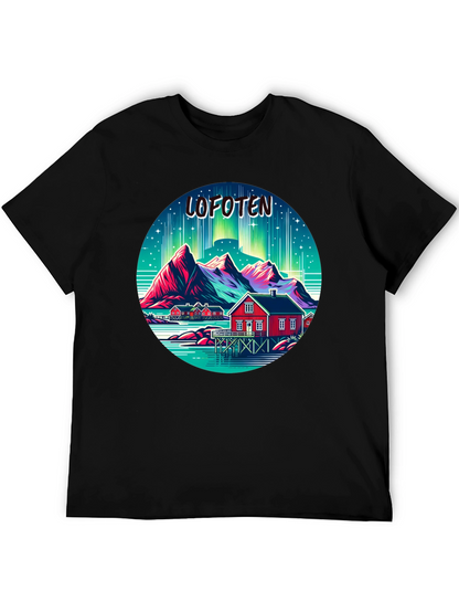 Lofoten Norway Aurora Borealis T-Shirt