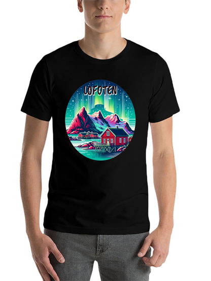 Lofoten Norway Aurora Borealis T-Shirt
