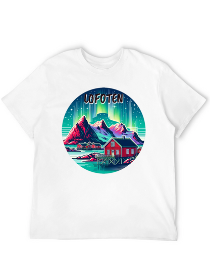 Lofoten Norway Aurora Borealis T-Shirt