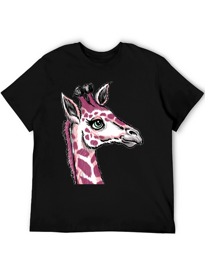 Giraffe Graphic T-Shirt - Unique Animal Design
