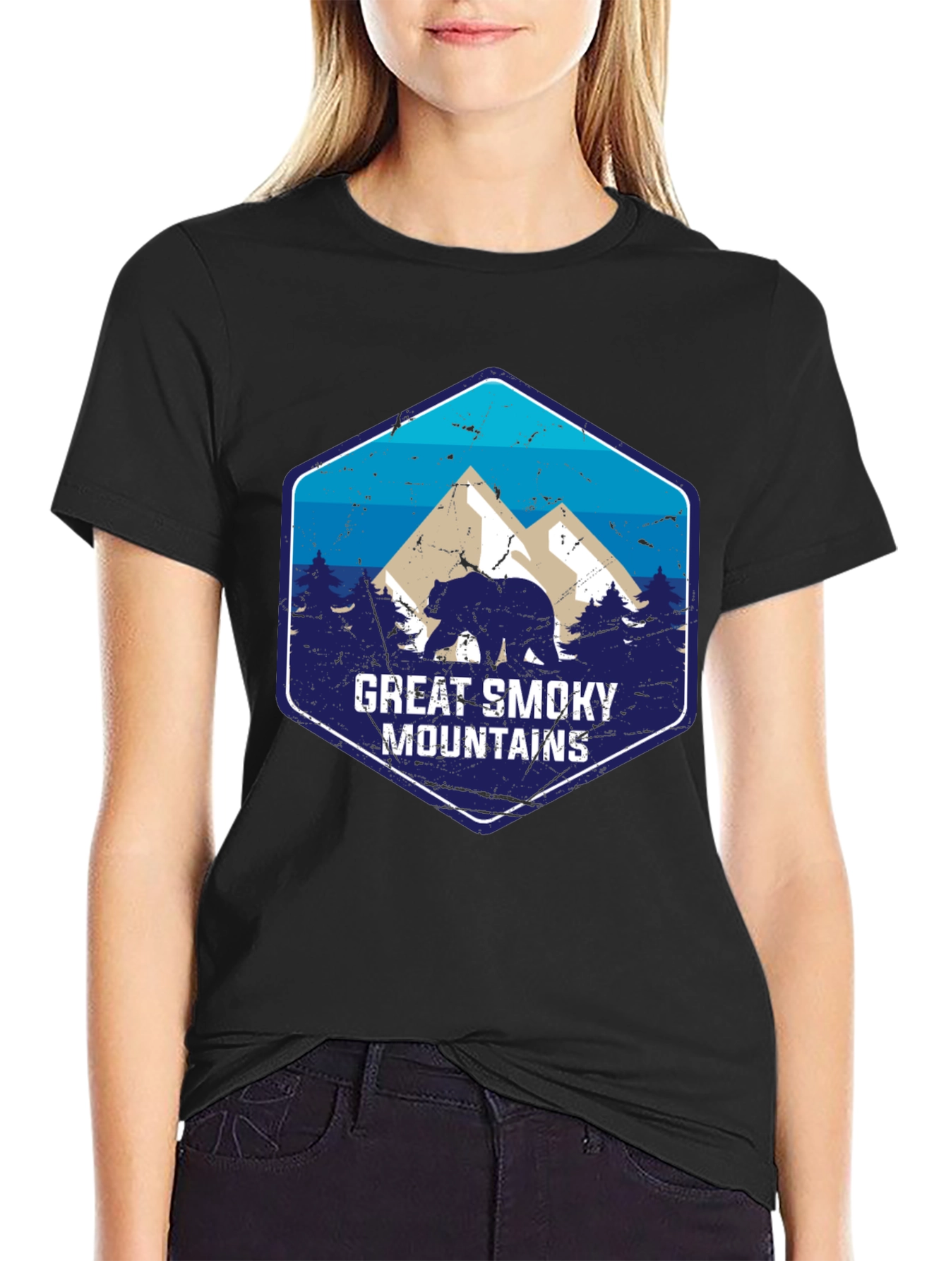 Great Smoky Mountains Bear Graphic Tee