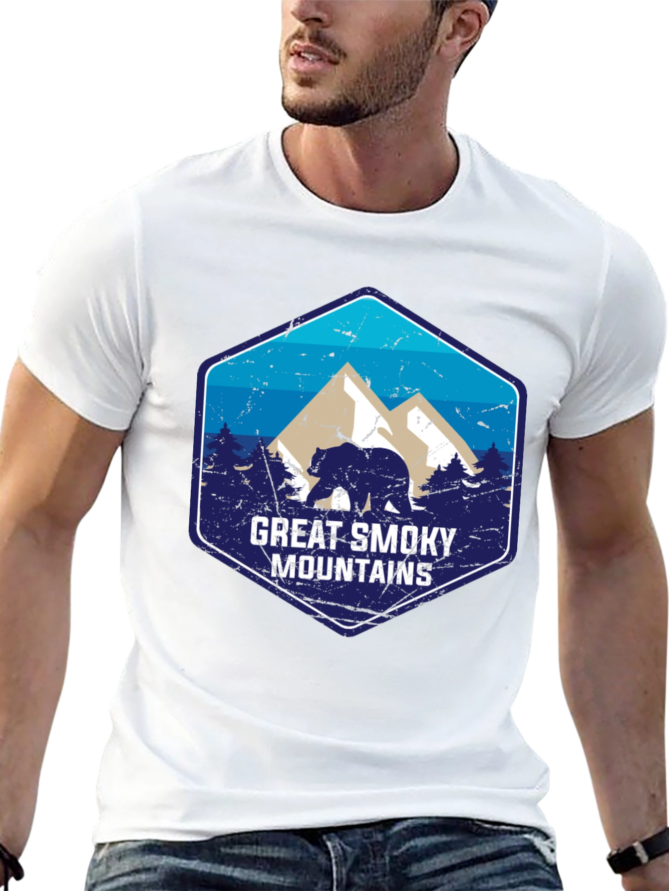 Great Smoky Mountains Bear Graphic Tee