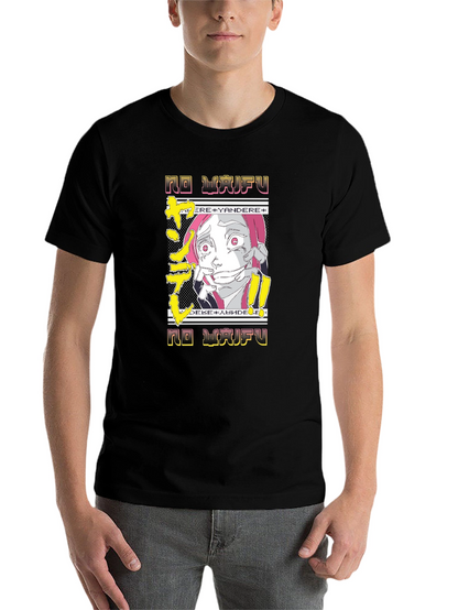 No Waifu Yandere Anime Graphic Tee