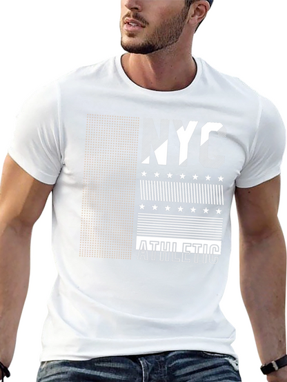 NYC Athletic Graphic Tee - Black