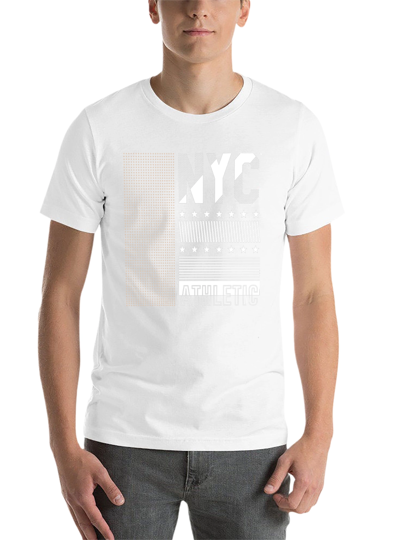 NYC Athletic Graphic Tee - Black