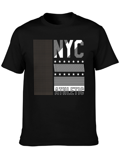 NYC Athletic Graphic Tee - Black