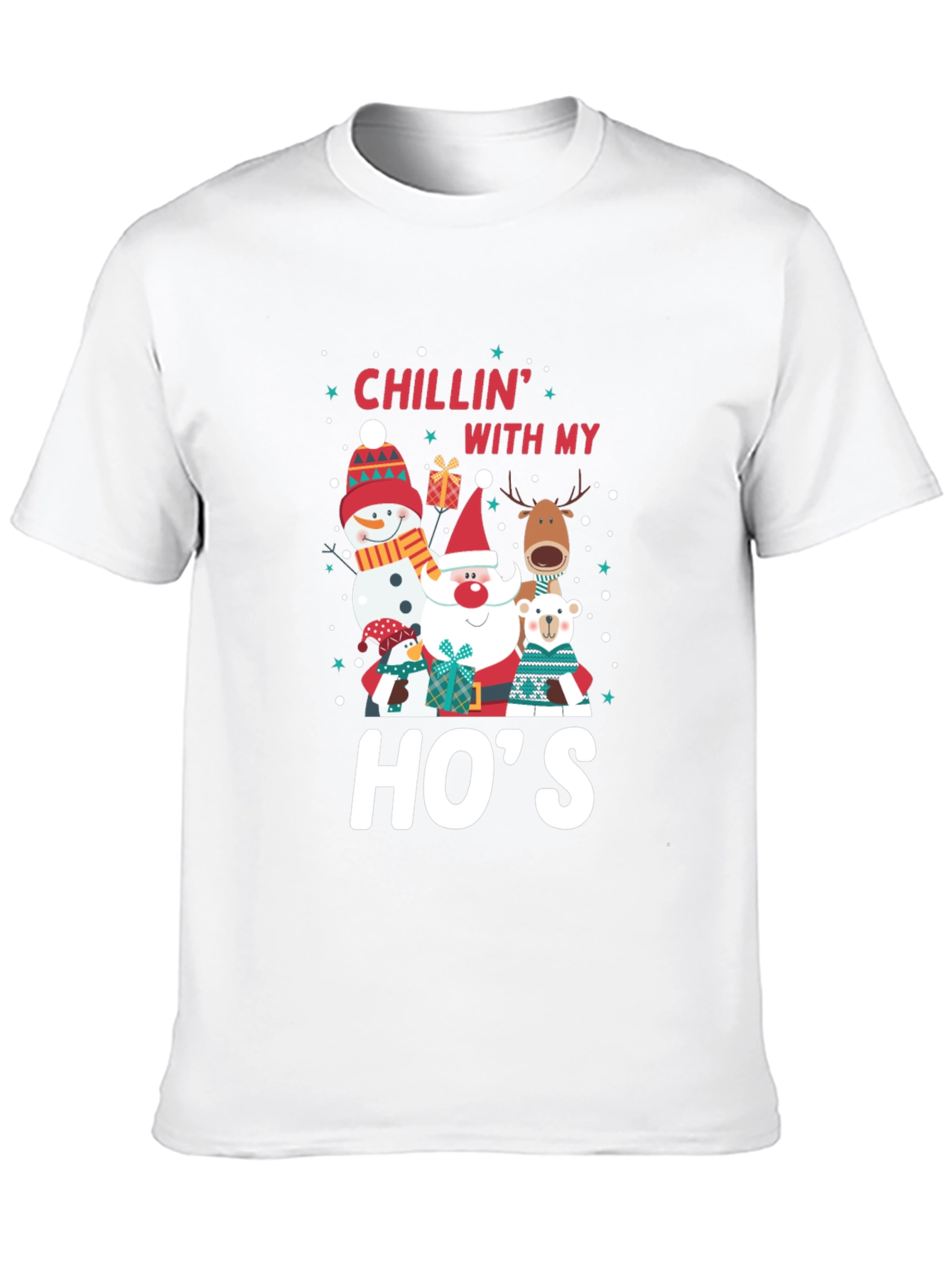 Chillin With My Hos Holiday T-Shirt