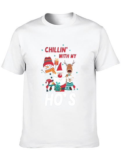 Chillin With My Hos Holiday T-Shirt