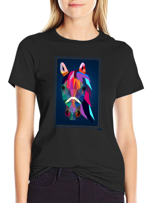 Geometric Horse Graphic Tee