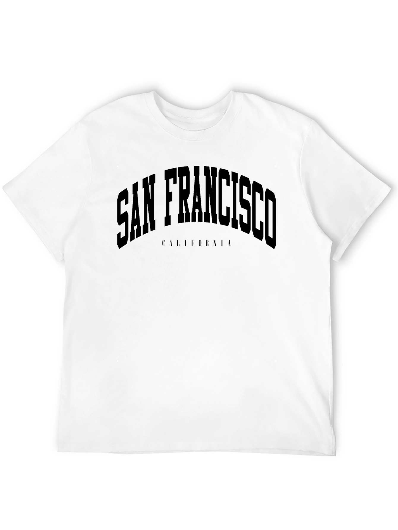 San Francisco California Crew Neck T-Shirt
