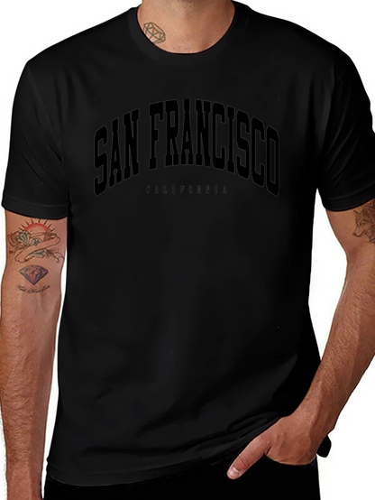 San Francisco California Crew Neck T-Shirt