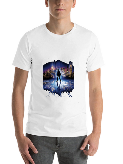 Cityscape Reflection T-Shirt - Urban Style