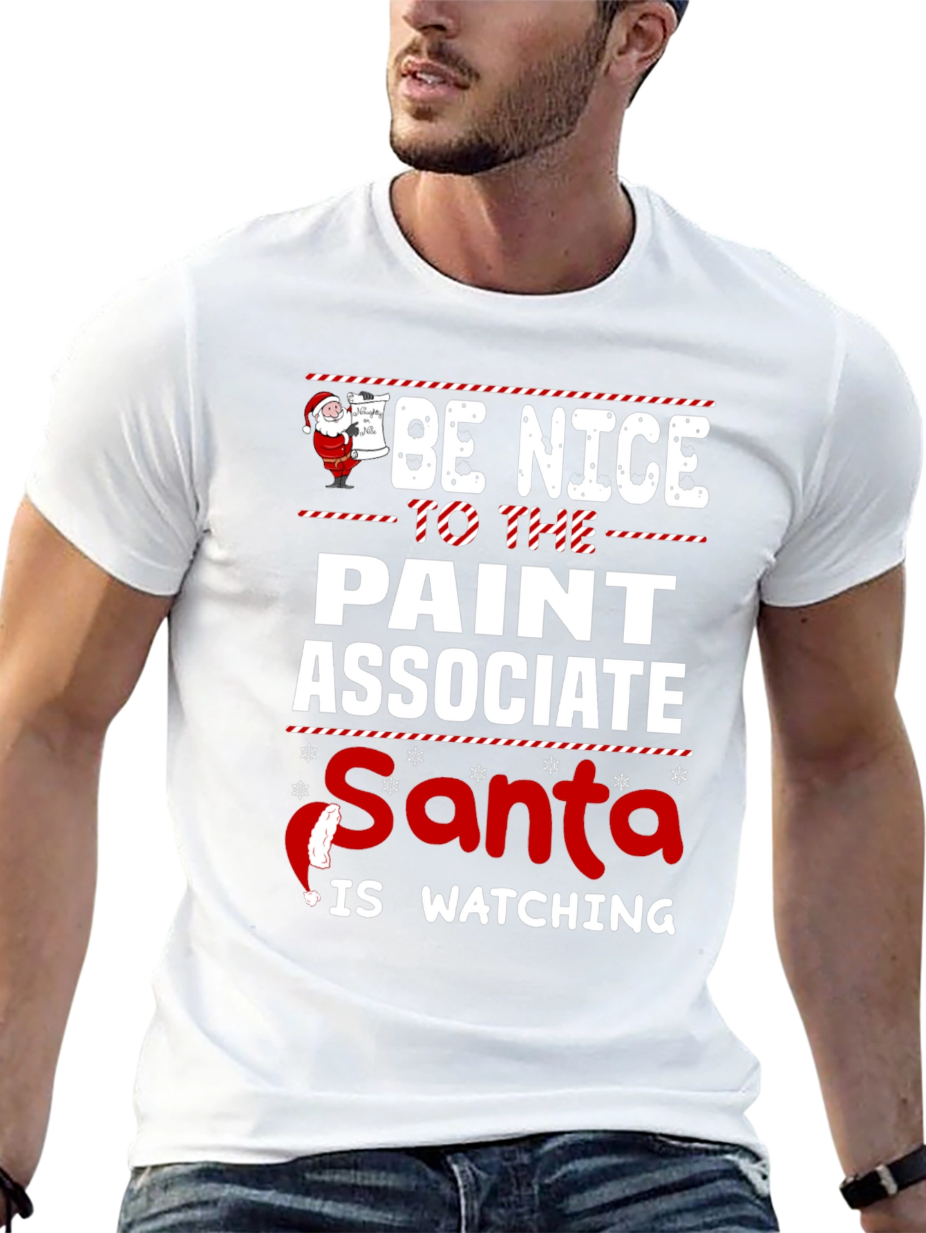 Funny Christmas Paint Associate T-Shirt