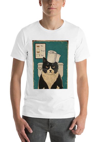 Cat Toilet Humor T-Shirt