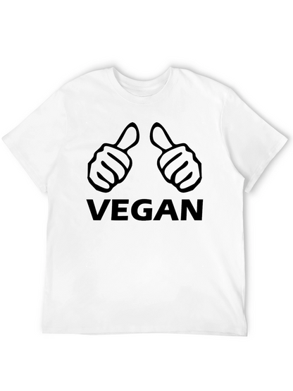 Vegan Thumbs Up Graphic T-Shirt
