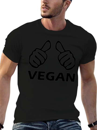 Vegan Thumbs Up Graphic T-Shirt