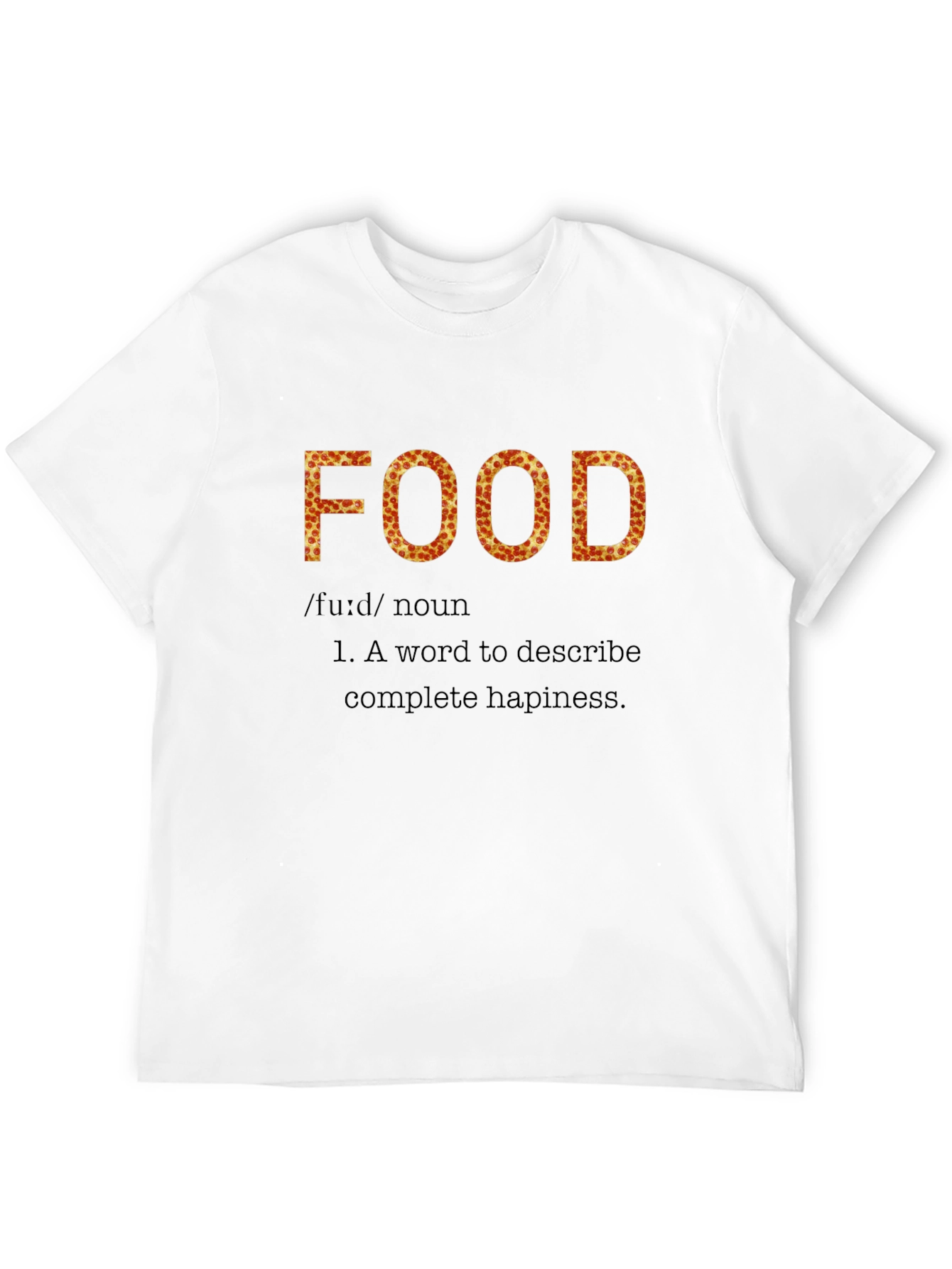 Pizza Food Definition Black T-Shirt
